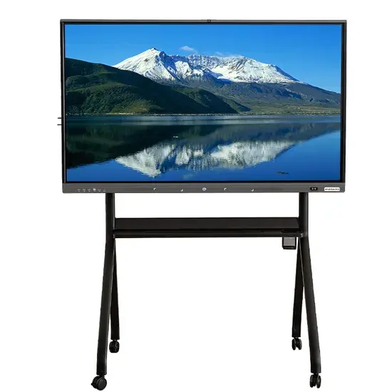 Màn hình phẳng tương tác cảm ứng LED hồng ngoại 86 inch Kiosk hội nghị vẽ bảng trắng hiển thị Miboard V13 - T2 Màn hình LCD hình ảnh 1-description