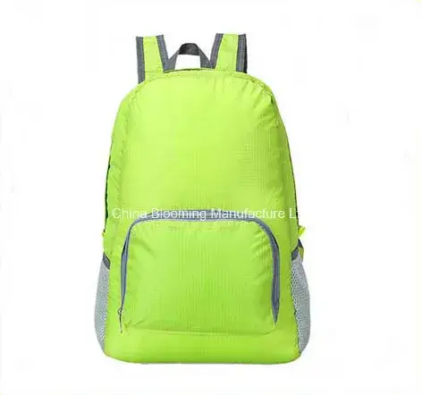 Balo du lịch thể thao dành cho ngoại trời nylon màu xanh chống nước - Sản phẩm bán buôn hình ảnh 1-description