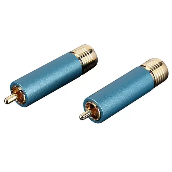 Đầu cắm RCA nam mạ vàng cao cấp, không cần hàn kết nối hình ảnh 1-description