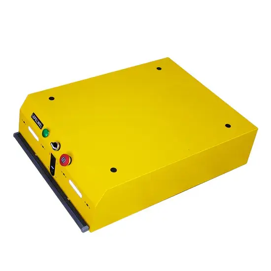 Robot định vị hàng hóa AGV100 sử dụng từ tính để hướng dẫn xe tự động trong kho hình ảnh 1-description