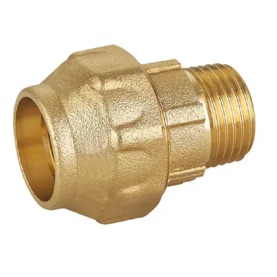 Bộ chuyển đổi đực đồng rèn cho ống PE: sản phẩm chất lượng cao hình ảnh 1-description