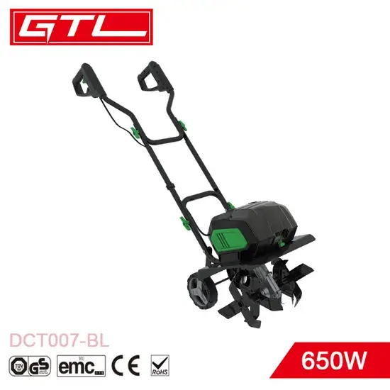 Máy xới đất cầm tay với pin lithium cho việc đào và loại bỏ cỏ dại (DCT007-BL) hình ảnh 1-description