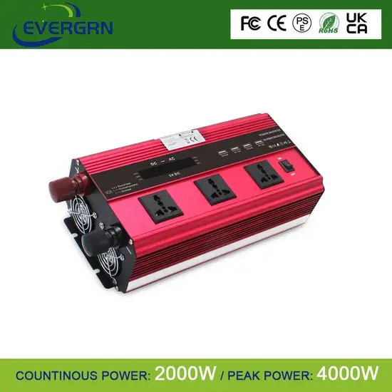Bộ biến tần sóng sin đã chỉnh sửa, công suất lớn từ 12V đến 220V 230V hình ảnh 1-description