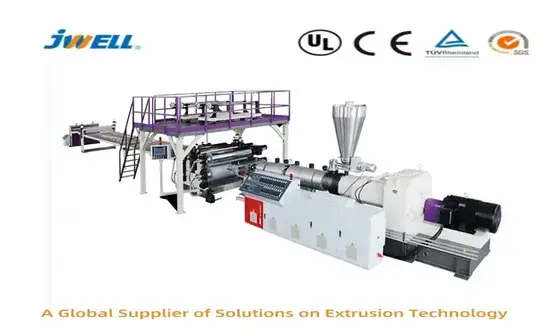 Dây chuyền sản xuất sàn SPC chuyên dùng cho sàn văn phòng và thương mại hình ảnh 1-description