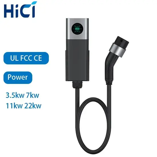Trạm Sạc Điện Di Động J1772 Type1 và Type2 - Nhà máy Bán hàng 3.5kw, 7kw, 11kw, 22kw Cho Xe Ô Tô hình ảnh 1-description
