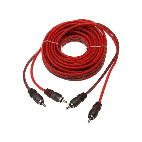 Cáp RCA 2r-2r cho Hiệu Suất Cao, Đầu Cắm Nam Âm Thanh Xe Hơi hình ảnh 1-description