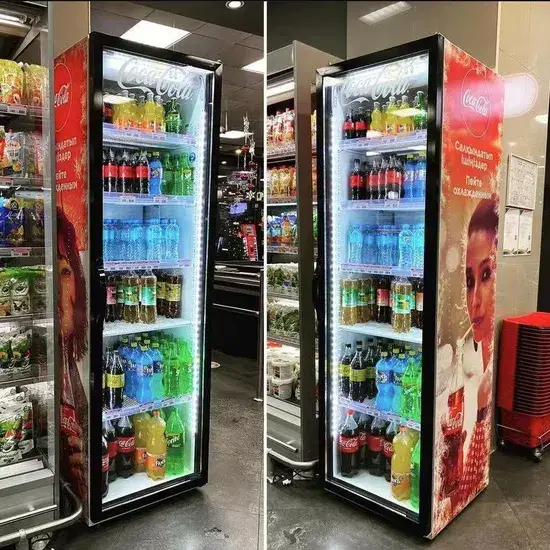 Tủ lạnh thương mại trưng bày đồ uống và thực phẩm tại nhà máy Junrun Trung Quốc - Thanh Đảo hình ảnh 1-description