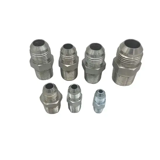Dây nối nam dạng phẳng 90 độ cho ống thủy lực - Phụ kiện phù hợp hình ảnh 1-description