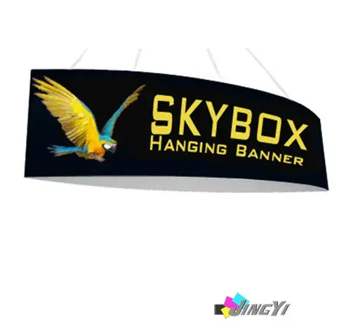 Biểu ngữ treo phòng trưng bày với chất liệu vải polyester in hình động đá bóng hình ảnh 1-description