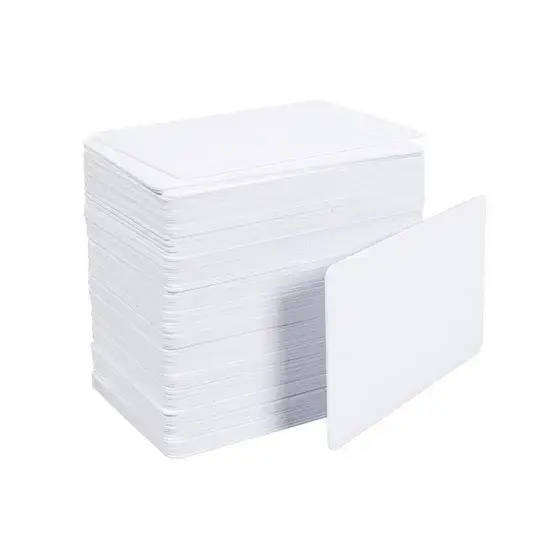 Thẻ PVC thông minh màu trắng sử dụng công nghệ RFID tần số 13.56MHz hình ảnh 1-description