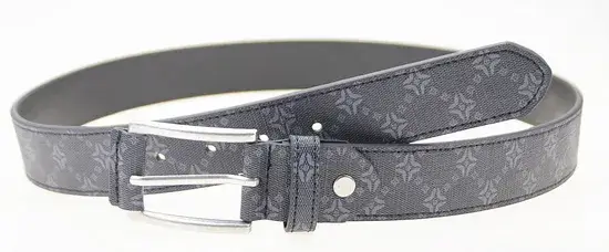 Dây nịt nam da PU với họa tiết màu sắc tươi vui hình ảnh 1-description