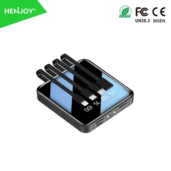 Đơn Đèn và Bóng đổ Thay Thế Cho Ngân Hàng Năng Lượng Toàn Màn Hình 10000mAh từ Bốn Dải Băng hình ảnh 1-description
