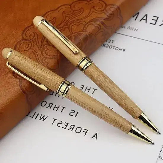 Bút bi Huisen từ gỗ cao cấp, sử dụng mực tre tự nhiên hình ảnh 1-description