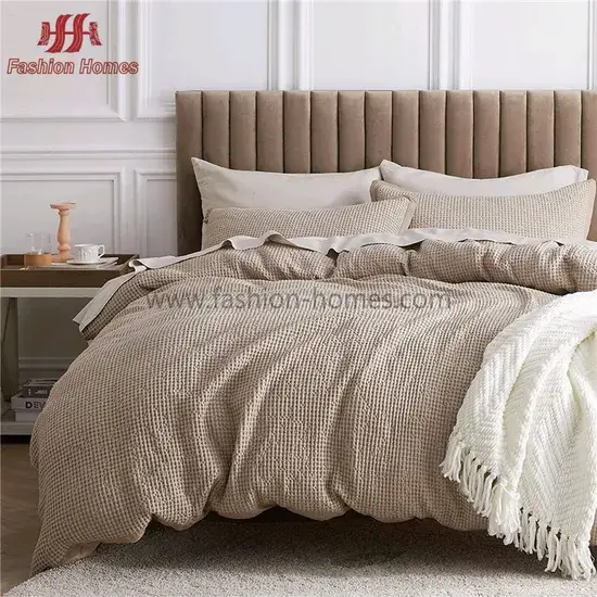 Combo 3 sản phẩm chăn bông Waffle cao cấp, mang lại cảm giác thoải mái hình ảnh 1-description