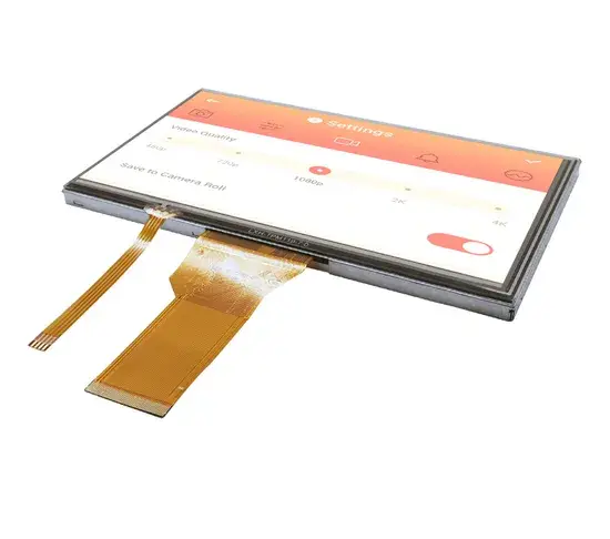 Hiển thị xe hơi trực tiếp từ nhà máy với giao diện đa phương tiện 7-Inch TFT LCD tiết kiệm chi phí 800X480 hình ảnh 1-description
