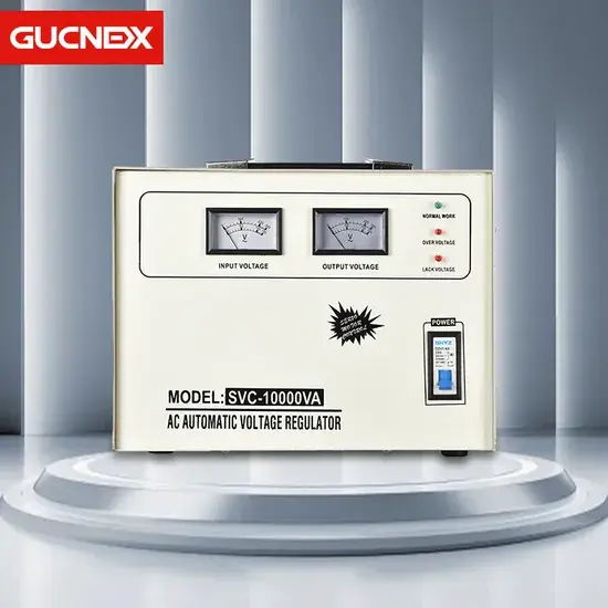 Bộ điều chỉnh điện áp cho máy servo một pha SVC-10000va 220V - Thiết bị ổn định điện áp Stabilisateur hình ảnh 1-description