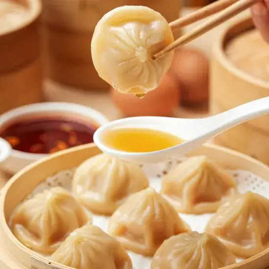 Bánh bao xá xíu đông lạnh thương hiệu Longtai OEM hình ảnh 1-description