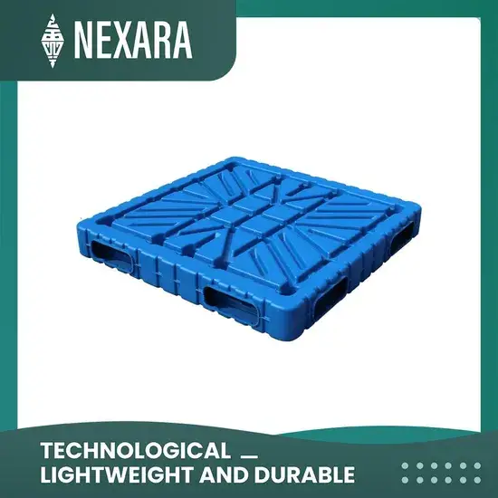 Logo tùy chỉnh trên pallet nhựa Nexara - sản phẩm nhẹ và bền hình ảnh 1-description