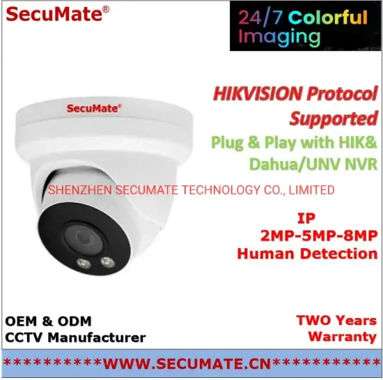 Camera IP Mini Dome Kim Loại Hồng Ngoại An Ninh Poe 5MP: Trải Nghiệm Video HD Trực Tiếp Từ Nhà Sản Xuất Camera Giám Sát CCTV NVR hình ảnh 1-description