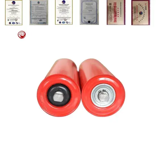 Bánh lăn cao su cho ứng dụng xử lý vật liệu rời trong ngành cơ khí với băng tải hình ảnh 1-description