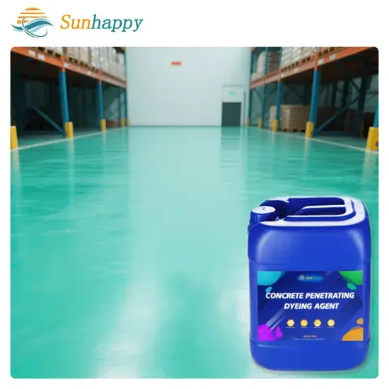 Chất nhuộm bê tông chống mài mòn bền bỉ cho trung tâm logistics kho hàng - lựa chọn lâu dài hình ảnh 1-description