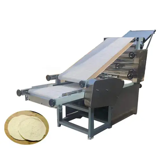 Máy làm bánh phẳng từ Ả Rập, thiết bị làm bánh tortilla Mexico, máy làm bánh tortilla từ bột bánh với hiệu suất cao hình ảnh 1-description