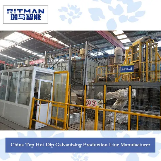 Thiết bị mạ kẽm chất lượng cao cho ống gang và các thành phần dẻo hình ảnh 1-description