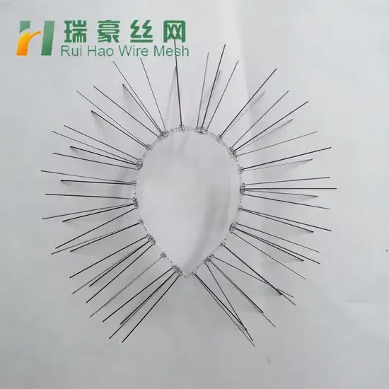 Thiết bị chống chim và bồ câu không gỉ dùng cho việc ngăn chặn chim đậu và kiểm soát sâu bọ trên hàng rào hình ảnh 1-description