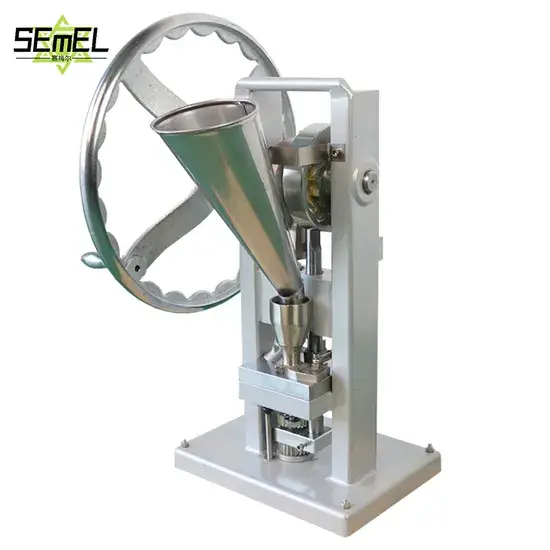 Thiết bị TDP-0 cho việc ép viên thuốc bằng tay, máy làm bột kẹo đơn giản hình ảnh 1-description