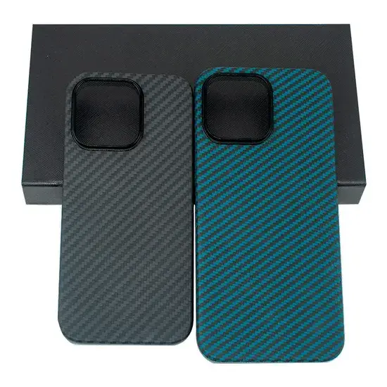 Ốp điện thoại di động bằng sợi aramid và nam châm hấp dẫn dành cho iPhone 15 PRO Max hình ảnh 1-description