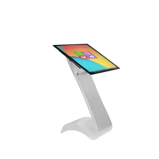 Kiosk quảng cáo kỹ thuật số màn hình cảm ứng mỏng 0 32 43 inch màu trắng - sản phẩm mới nhà máy hình ảnh 1-description