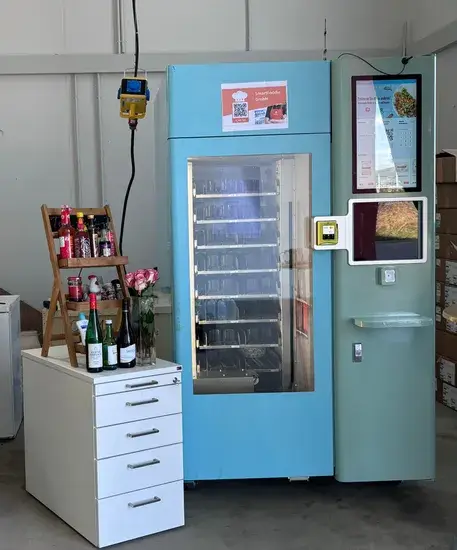 Máy bán hàng tự động thực phẩm tươi sống với tính năng phản hồi khách hàng ngay lập tức hình ảnh 1-description
