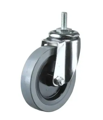 Bánh xe xoay 100mm làm từ polyurethane, trang trí trung tâm bằng nhựa hình ảnh 1-description