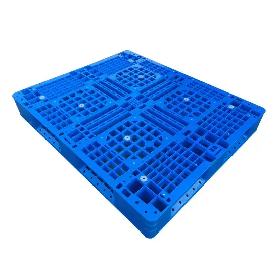 Giá đỡ và xếp chồng pallet nhựa với kích thước lưới đáy 1200-1000 theo tiêu chuẩn 6 bề mặt hình ảnh 1-description