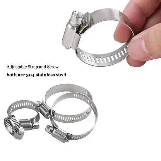 Kẹp ống thép không gỉ tay cầm kiểu Mỹ - Kẹp ống gas từ nhà máy Trung Quốc, kích thước 78-101mm hình ảnh 1-description
