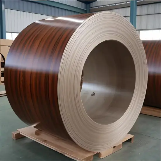 Tấm phủ trước PPGI mạ kẽm cho thiết kế gỗ - Sản phẩm loại Dx51d cuộn thép hình ảnh 1-description