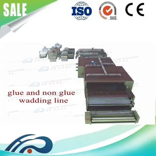 Thiết bị sản xuất felt bông chất lượng cao - Máy ủi đệm keo nóng chảy không dệt và máy chọc kim felt hình ảnh 1-description