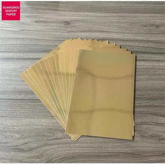 Giấy kim loại màu bạc - Vàng sáng hình ảnh 1-description