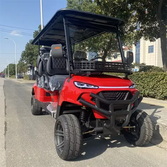Xe Golf Điện 4+2 Ghế Buggies Golf 72V: Nâng Cấp Cho 6 Chỗ Ngồi Tối Ưu hình ảnh 1-description