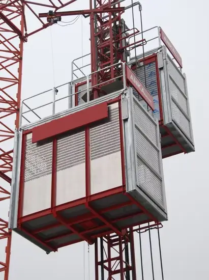 Thang máy xây dựng có khả năng chở tải lớn cho cả hành khách và hàng hóa hình ảnh 1-description