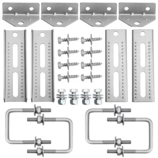 U-Bolt thép vuông chất lượng cao chịu lực mạ điện nặng dành cho giá đỡ xoay gắn trên bệ bọc hình ảnh 1-description