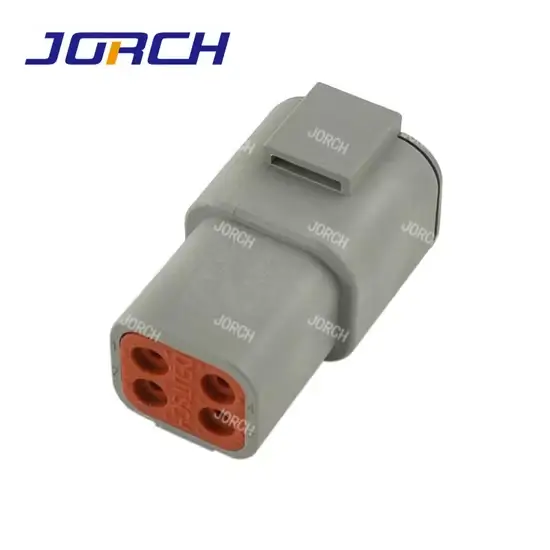 Ổ Cắm Điện Tử Chống Nước Cái Đực, Màu Xám, 4 DTP06-4S và DTP04-4P, Model DJ70410Y-2.3-11 hình ảnh 1-description