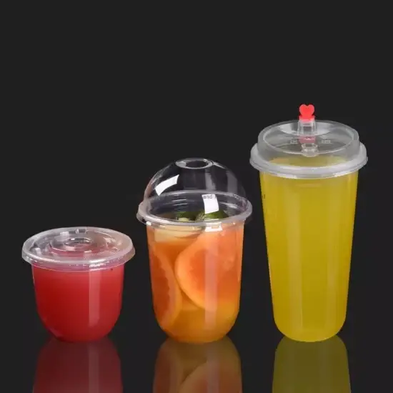 Nước ép hoa quả tươi uống lạnh từ ly nhựa tái sử dụng, dung tích 250ml, 300ml, 500ml và 650ml hình ảnh 1-description