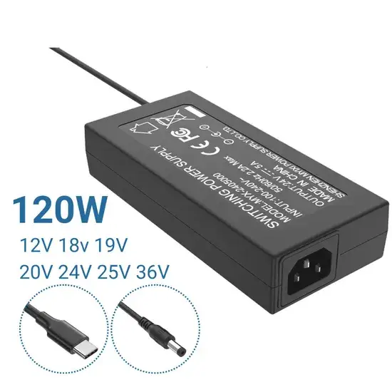 Sạc USB GaN cao cấp cho laptop, công suất 18V và dòng điện 6.66A hình ảnh 1-description