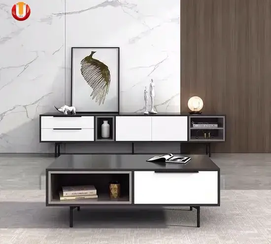 Tủ để đồ trang trí Tủ treo tường Kệ đựng TV Bàn trà Mẫu nội thất mới hình ảnh 1-description