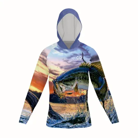Áo hoodie nam câu cá đẹp mắt, chất liệu tốt, tạo cảm giác thoải mái hình ảnh 1-description