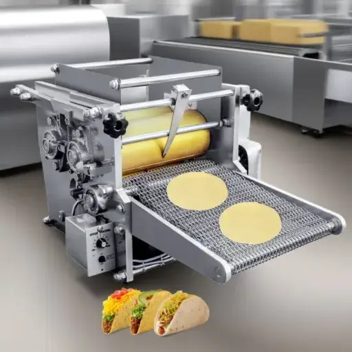 Máy làm bột ngô Monarca chuyên nghiệp, ép trục lớn, làm vỏ nhôm hình ảnh 1-description