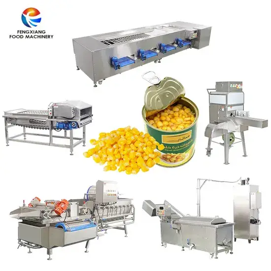 Máy cắt ngô hiện đại cho việc chuẩn bị ẩm thực tại các khu vực ăn uống trong ngành khách sạn, nhà hàng và nhà máy sản xuất thép không gỉ hình ảnh 1-description