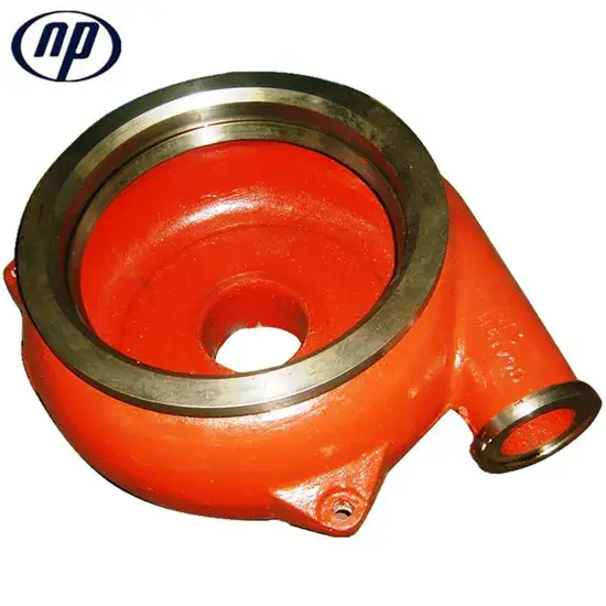 Bơm bùn cao chrome với bộ phận ướt nằm ngang chất lượng cao hình ảnh 1-description