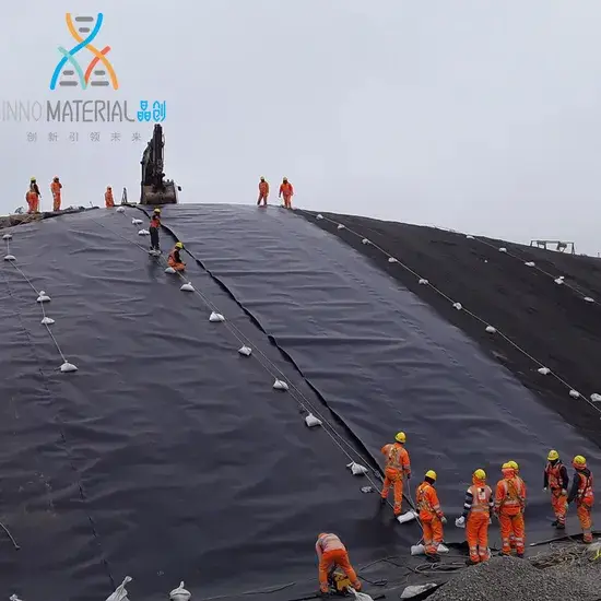Màng chứa nước HDPE mịn dùng cho ao cá, bãi rác và khai thác: chất lượng đảm bảo hình ảnh 1-description